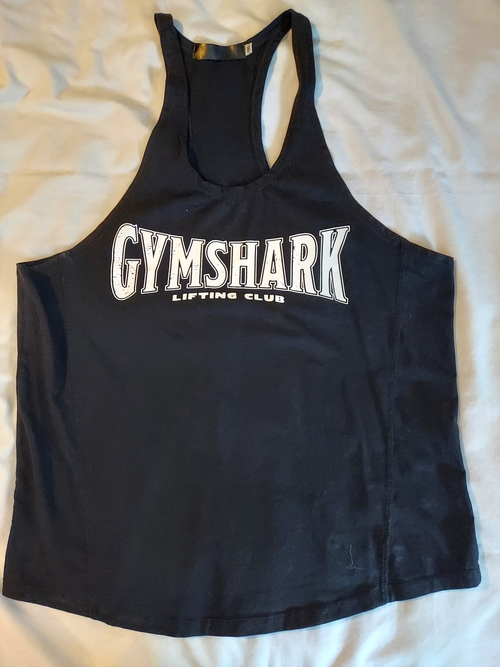 Gymshark Women's Lifting Club Heritage Washed Tank Top Black Size 1XL